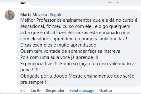 Comentário da aluna Marta: quem acha difícil fazer pêssanka está enganado, com o Vilson os alunos aprendem na primeira aula.